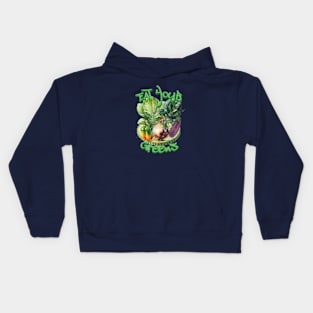 Eat Your Greens Kids Hoodie